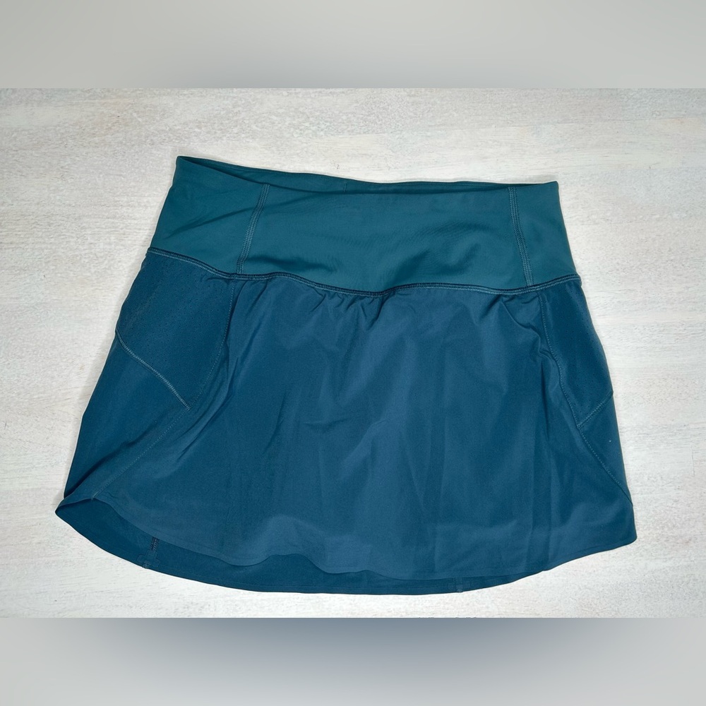 Athleta, Run With It Skort, Size XS, Teal, EUC